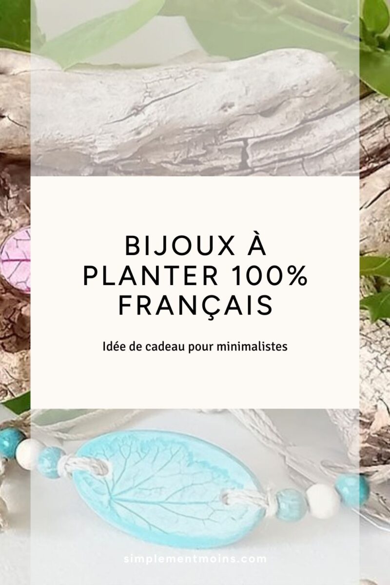 Bijoux à planter, artisanat français