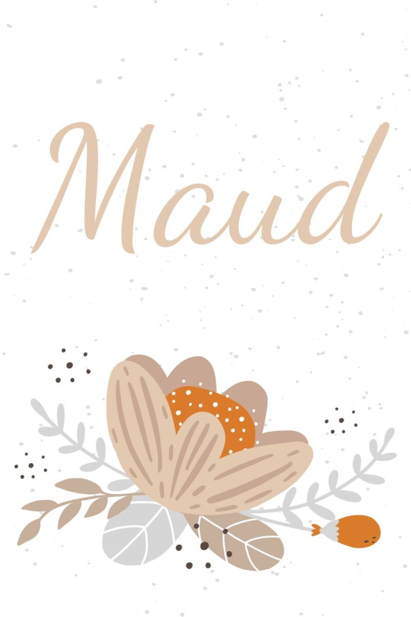 Prénom pour fille court : Maud