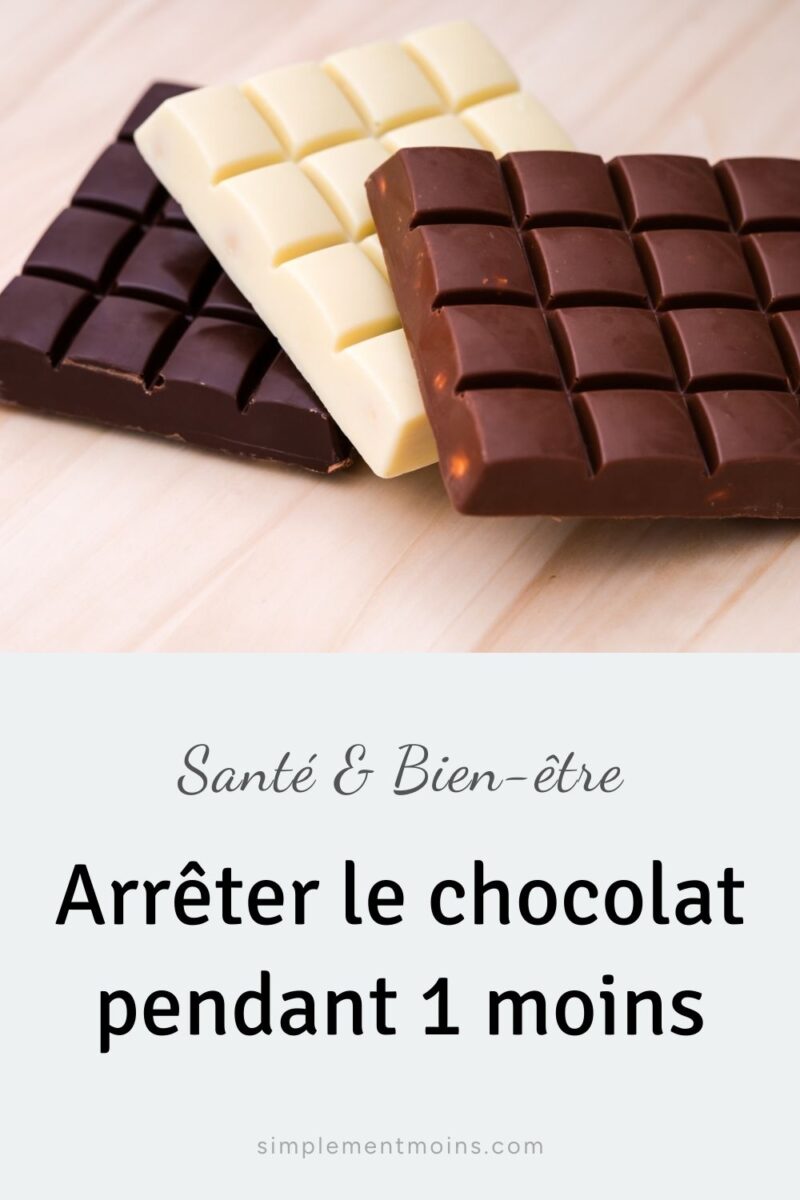 manger moins de chocolat pour sa santé