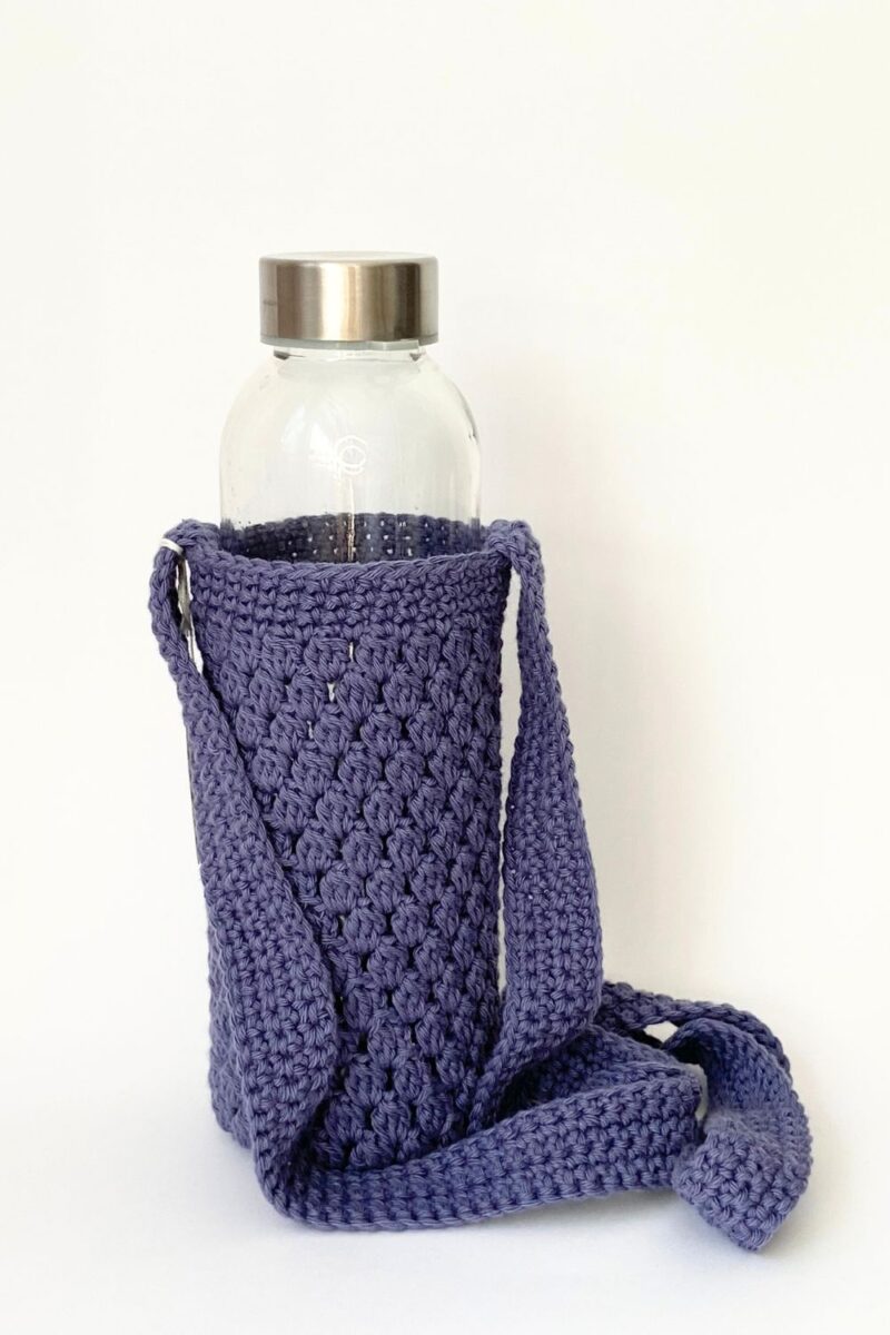 Porte bouteille au crochet, photos de produits avec un petit budget. Une Pelote et Un Crochet