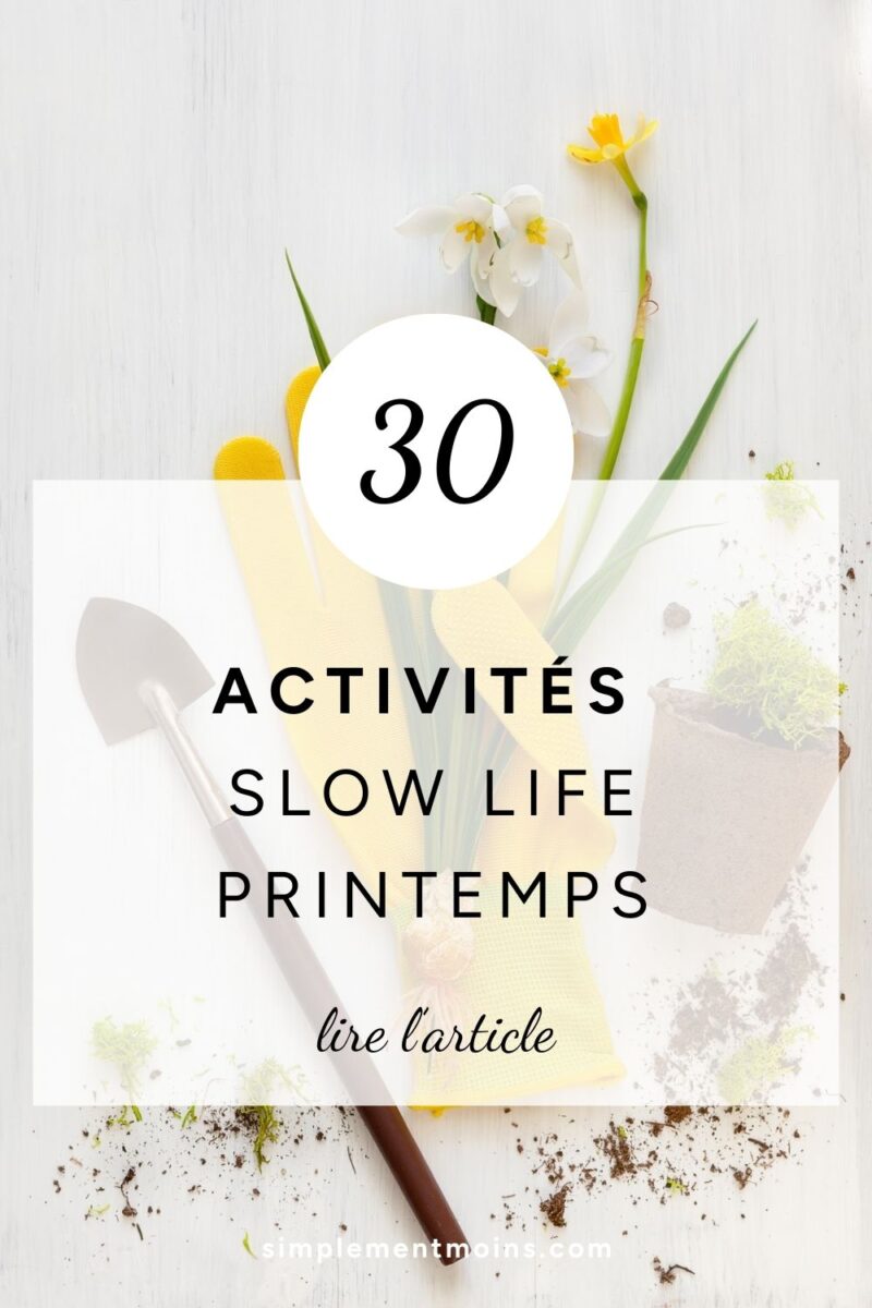 Le jardinage est une activité slow life au printemps
